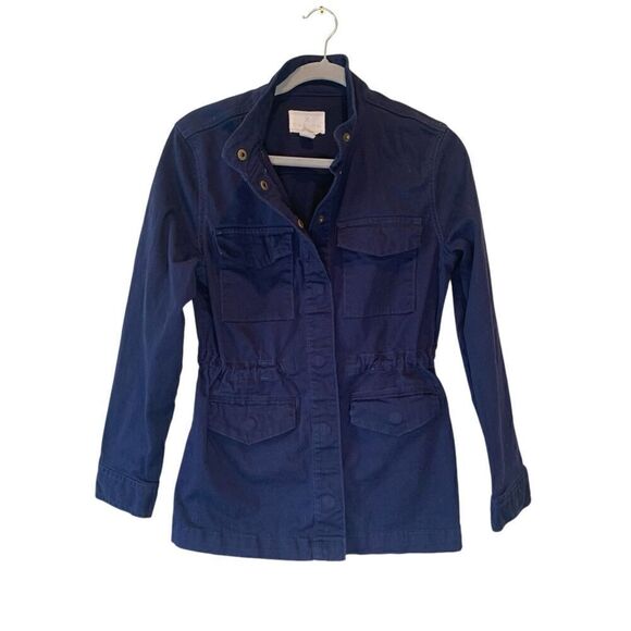 Caslon Twill Utility Jacket - Navy Peacoat XSmall - Picture 1 of 7